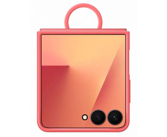 Чехол для мобильного телефона Samsung Silicone with Ring Galaxy Flip 7 Red (EF-PF766TREGUA), изображение 5 Чехол для мобильного телефона Samsung Silicone with Ring Galaxy Flip 7 Red (EF-PF766TREGUA), изображение 5
