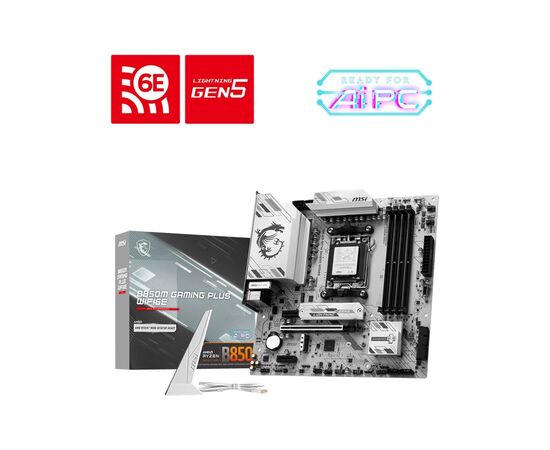 Материнська плата MSI B850M GAMING PLUS WIFI6E, зображення 5 Материнська плата MSI B850M GAMING PLUS WIFI6E, зображення 5