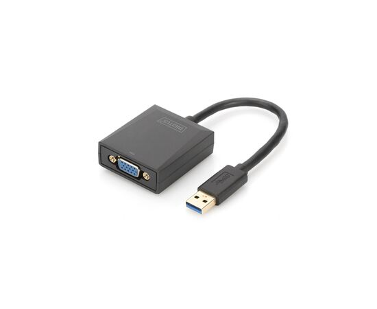 Перехідник USB 3.0 AM to VGA F 0.15m Full HD Digitus (DA-70840)