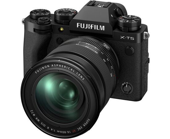 Цифровой фотоаппарат Fujifilm X-T5 + XF 16-80 F4 Kit Black (16939332), изображение 2 Цифровой фотоаппарат Fujifilm X-T5 + XF 16-80 F4 Kit Black (16939332), изображение 2