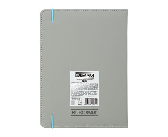Еженедельник Buromax датированный 2026 AURA, А5 серый (BM.21100-09), изображение 2 Еженедельник Buromax датированный 2026 AURA, А5 серый (BM.21100-09), изображение 2