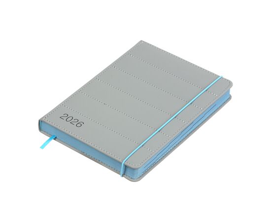 Еженедельник Buromax датированный 2026 AURA, А5 серый (BM.21100-09), изображение 3 Еженедельник Buromax датированный 2026 AURA, А5 серый (BM.21100-09), изображение 3