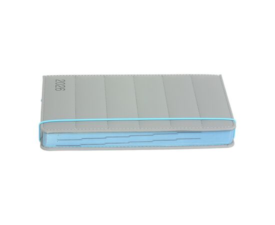 Еженедельник Buromax датированный 2026 AURA, А5 серый (BM.21100-09), изображение 4 Еженедельник Buromax датированный 2026 AURA, А5 серый (BM.21100-09), изображение 4