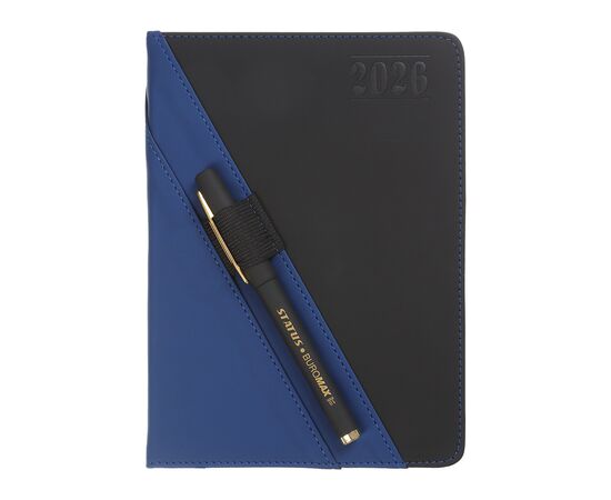 Еженедельник Buromax датированный 2026 TRIUMPH, А5 синий (BM.21104-02), изображение 4 Еженедельник Buromax датированный 2026 TRIUMPH, А5 синий (BM.21104-02), изображение 4