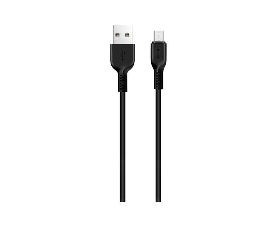 Дата кабель USB 2.0 AM to Micro 5P 2.0m 2A PVC X20 black HOCO (6957531068884) Дата кабель USB 2.0 AM to Micro 5P 2.0m 2A PVC X20 black HOCO (6957531068884)