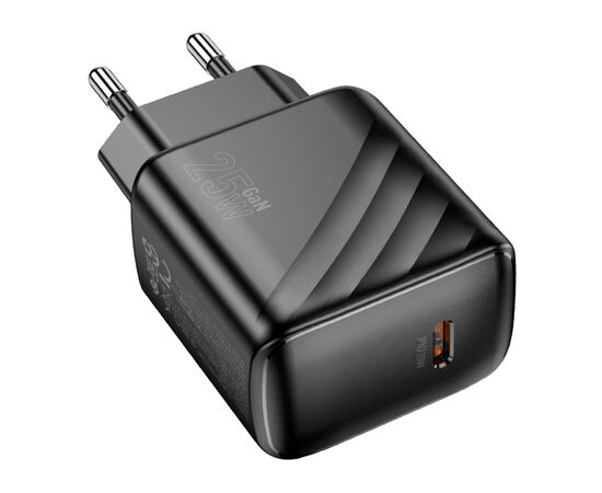 Зарядное устройство HOCO CS24A Puerto USB-C PD25W Black (6942007639750), изображение 4 Зарядное устройство HOCO CS24A Puerto USB-C PD25W Black (6942007639750), изображение 4