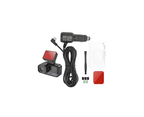 Видеорегистратор HOCO DV10 mini screen dashcam Black (6942007638630), изображение 4 Видеорегистратор HOCO DV10 mini screen dashcam Black (6942007638630), изображение 4