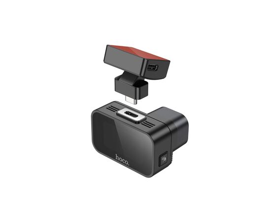 Видеорегистратор HOCO DV10 mini screen dashcam Black (6942007638630), изображение 5 Видеорегистратор HOCO DV10 mini screen dashcam Black (6942007638630), изображение 5