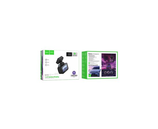 Видеорегистратор HOCO DV10 mini screen dashcam Black (6942007638630), изображение 7 Видеорегистратор HOCO DV10 mini screen dashcam Black (6942007638630), изображение 7