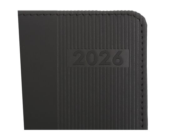 Еженедельник Buromax датированный 2026 BARONE, А5 черный (BM.21107-01), изображение 5 Еженедельник Buromax датированный 2026 BARONE, А5 черный (BM.21107-01), изображение 5