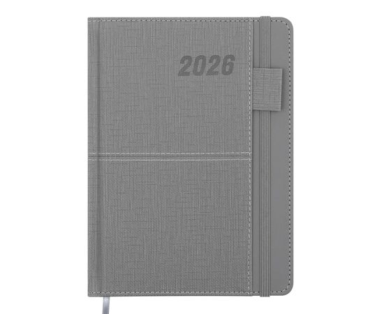 Еженедельник Buromax датированный 2026 FOREVER, А5 серый (BM.21108-09) Еженедельник Buromax датированный 2026 FOREVER, А5 серый (BM.21108-09)