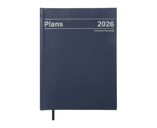 Еженедельник Buromax датированный 2026 STYLE, А5 синий (BM.21120-02) Еженедельник Buromax датированный 2026 STYLE, А5 синий (BM.21120-02)