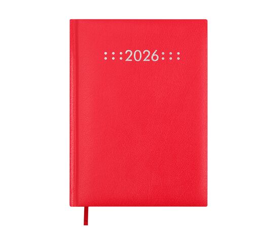 Еженедельник Buromax датированный 2026 CLASSIC, А5 красный (BM.21121-05) Еженедельник Buromax датированный 2026 CLASSIC, А5 красный (BM.21121-05)
