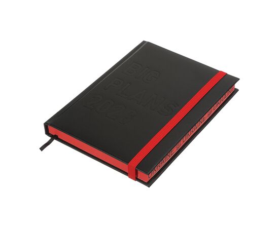 Еженедельник Buromax датированный 2026 PLANS, А5 черный (BM.21122-01), изображение 3 Еженедельник Buromax датированный 2026 PLANS, А5 черный (BM.21122-01), изображение 3