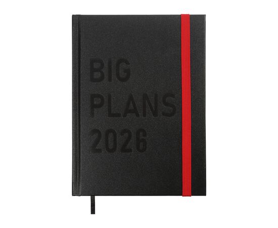 Еженедельник Buromax датированный 2026 PLANS, А5 черный (BM.21122-01) Еженедельник Buromax датированный 2026 PLANS, А5 черный (BM.21122-01)