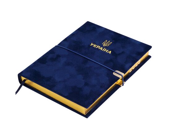 Еженедельник Buromax датированный 2026 PATRIOT VELOUR, А5 синий (BM.21133-02), изображение 2 Еженедельник Buromax датированный 2026 PATRIOT VELOUR, А5 синий (BM.21133-02), изображение 2