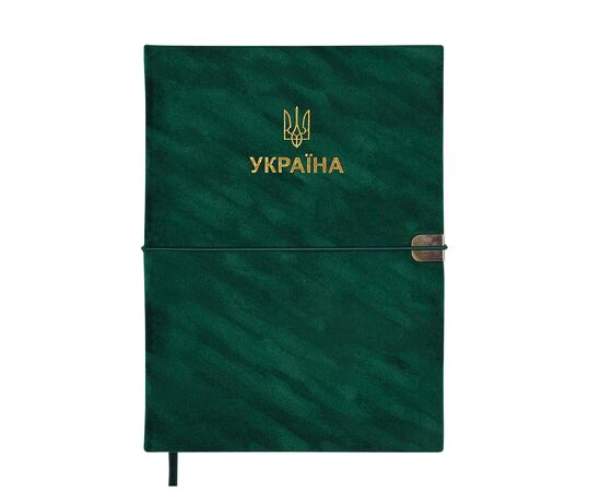 Еженедельник Buromax датированный 2026 PATRIOT VELOUR, А5 зеленый (BM.21133-04) Еженедельник Buromax датированный 2026 PATRIOT VELOUR, А5 зеленый (BM.21133-04)