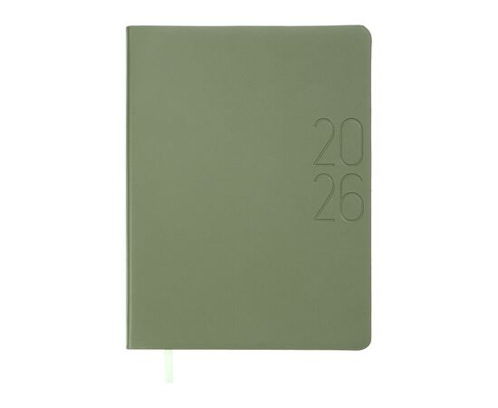 Еженедельник Buromax датированный 2026 MORANDI STYLE, А5 зеленый (BM.21135-04) Еженедельник Buromax датированный 2026 MORANDI STYLE, А5 зеленый (BM.21135-04)