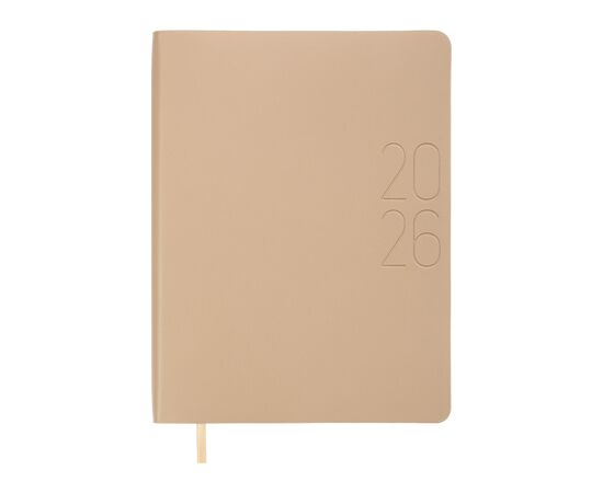 Еженедельник Buromax датированный 2026 MORANDI STYLE, А5 песочный (BM.21135-22) Еженедельник Buromax датированный 2026 MORANDI STYLE, А5 песочный (BM.21135-22)