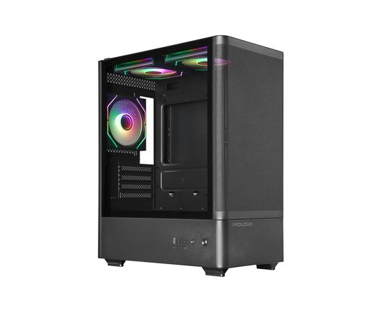Корпус Prologix Lumi GM-01MAB Mesh Black, изображение 2 Корпус Prologix Lumi GM-01MAB Mesh Black, изображение 2