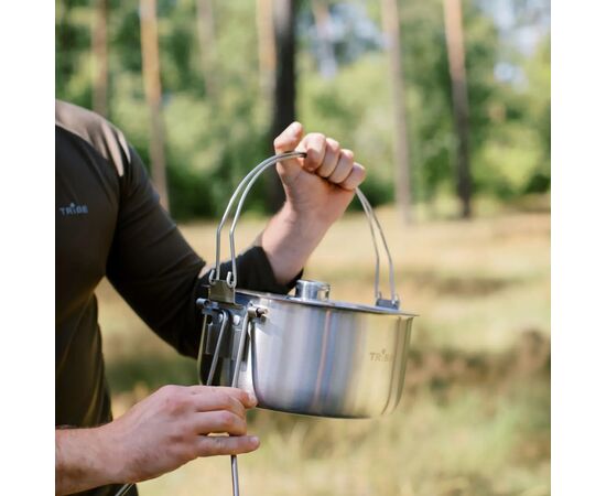 Котел туристический Tribe Fire Pot 5,4 л сталевий (T-FH-0006-metal), изображение 11 Котел туристический Tribe Fire Pot 5,4 л сталевий (T-FH-0006-metal), изображение 11