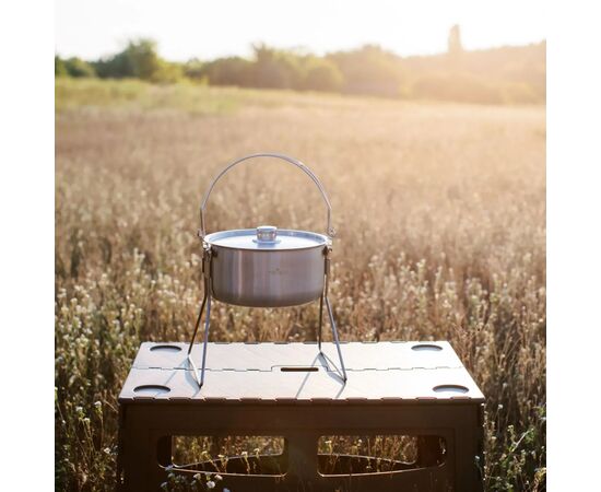 Котел туристический Tribe Fire Pot 5,4 л сталевий (T-FH-0006-metal), изображение 8 Котел туристический Tribe Fire Pot 5,4 л сталевий (T-FH-0006-metal), изображение 8