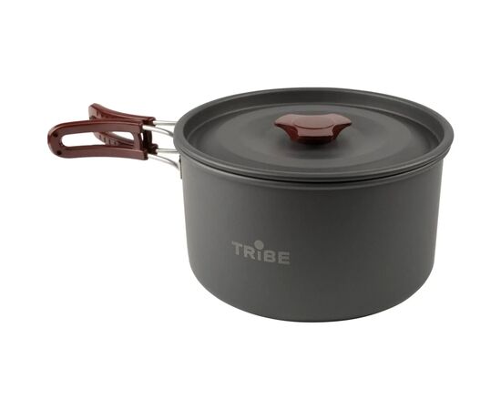 Котел туристический Tribe Pot 1,9 л Alu алюмінієвий (T-FH-0014-grey), изображение 2 Котел туристический Tribe Pot 1,9 л Alu алюмінієвий (T-FH-0014-grey), изображение 2