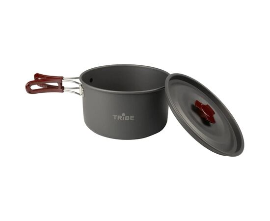 Котел туристический Tribe Pot 1,9 л Alu алюмінієвий (T-FH-0014-grey), изображение 3 Котел туристический Tribe Pot 1,9 л Alu алюмінієвий (T-FH-0014-grey), изображение 3