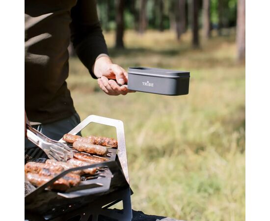 Миска туристическая Tribe Lunch Box Alu T-FG-0016-grey, , шт (T-FG-0016-grey), изображение 11 Миска туристическая Tribe Lunch Box Alu T-FG-0016-grey, , шт (T-FG-0016-grey), изображение 11