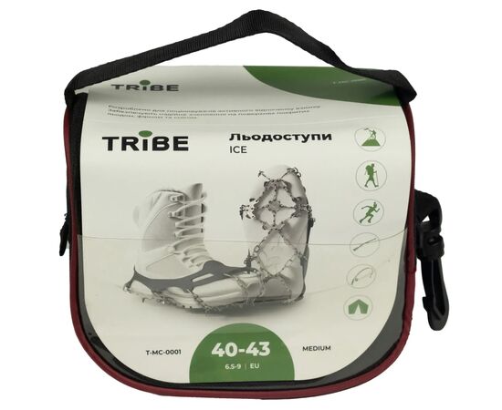 Ледоступы Tribe Ice M 40-43 (T-MC-0001-M-black), изображение 3 Ледоступы Tribe Ice M 40-43 (T-MC-0001-M-black), изображение 3