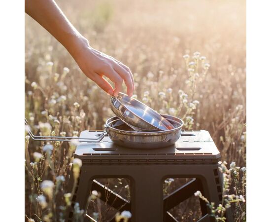 Набор туристической посуды Tribe Single Set сталевий (T-FG-0009-metal), изображение 10 Набор туристической посуды Tribe Single Set сталевий (T-FG-0009-metal), изображение 10