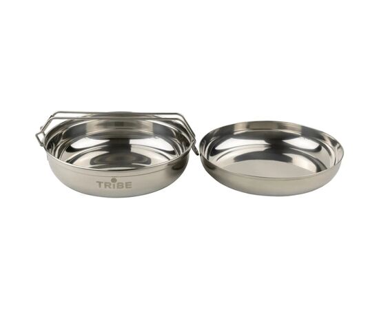Набор туристической посуды Tribe Single Set сталевий (T-FG-0009-metal), изображение 2 Набор туристической посуды Tribe Single Set сталевий (T-FG-0009-metal), изображение 2