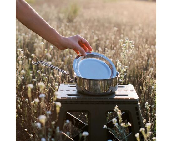 Набор туристической посуды Tribe Tourist Set 1,2 л сталевий (T-FG-0008-metal), изображение 9 Набор туристической посуды Tribe Tourist Set 1,2 л сталевий (T-FG-0008-metal), изображение 9