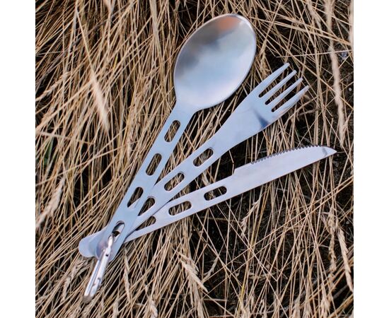 Набор туристической посуды Tribe Hiker Set сталевий (T-FC-0020-metal), изображение 4 Набор туристической посуды Tribe Hiker Set сталевий (T-FC-0020-metal), изображение 4