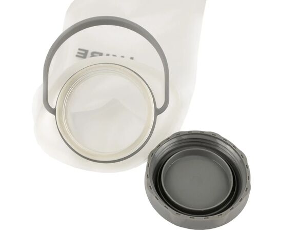 Бутылка для воды Tribe Soft Bottle 1 л TPU м'яка crystal-white (T-FE-0023-crystal-white), изображение 3 Бутылка для воды Tribe Soft Bottle 1 л TPU м'яка crystal-white (T-FE-0023-crystal-white), изображение 3