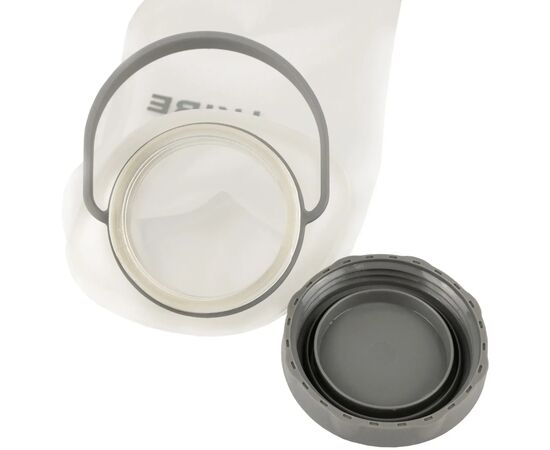 Бутылка для воды Tribe Soft Bottle 1,5 л TPU м'яка crystal-white (T-FE-0024-crystal-white), изображение 3 Бутылка для воды Tribe Soft Bottle 1,5 л TPU м'яка crystal-white (T-FE-0024-crystal-white), изображение 3