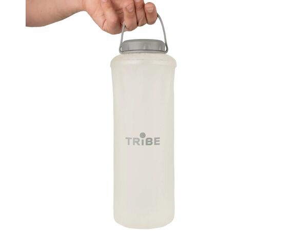 Бутылка для воды Tribe Soft Bottle 1,5 л TPU м'яка crystal-white (T-FE-0024-crystal-white) Бутылка для воды Tribe Soft Bottle 1,5 л TPU м'яка crystal-white (T-FE-0024-crystal-white)