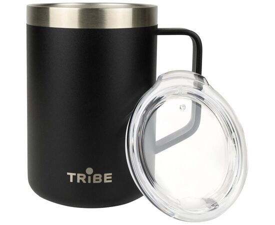 Термокружка Tribe Classic Mug 500 мл black (T-FA-0033-black), изображение 2 Термокружка Tribe Classic Mug 500 мл black (T-FA-0033-black), изображение 2
