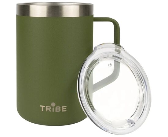 Термокружка Tribe Classic Mug 500 мл olive (T-FA-0033-olive), изображение 2 Термокружка Tribe Classic Mug 500 мл olive (T-FA-0033-olive), изображение 2