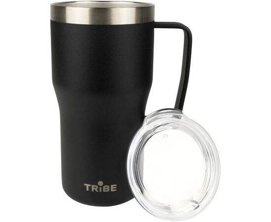 Термокружка Tribe Travel Mug 600 мл black (T-FA-0034-black), изображение 2 Термокружка Tribe Travel Mug 600 мл black (T-FA-0034-black), изображение 2