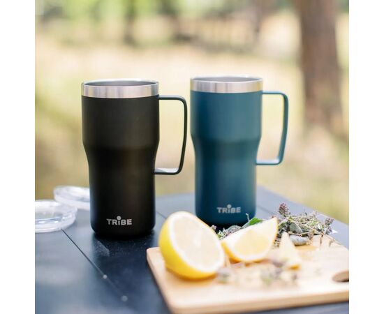 Термокружка Tribe Travel Mug 600 мл black (T-FA-0034-black), изображение 5 Термокружка Tribe Travel Mug 600 мл black (T-FA-0034-black), изображение 5