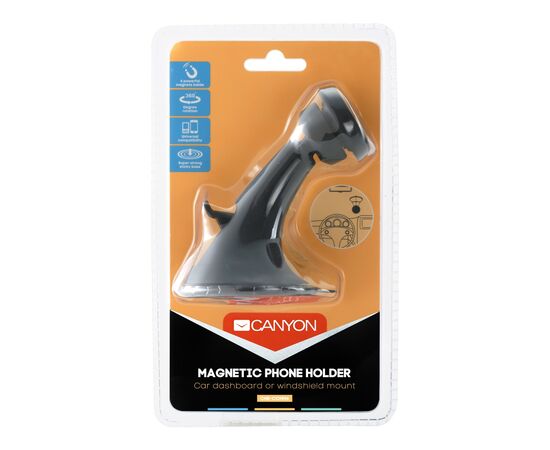 Універсальний автотримач Canyon Front car dashboard magnetic phone holder (CNE-CCHM6), зображення 5 Універсальний автотримач Canyon Front car dashboard magnetic phone holder (CNE-CCHM6), зображення 5