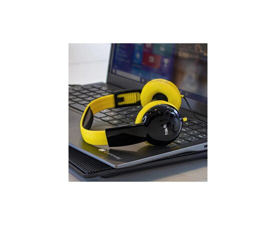 Наушники Havit HV-H211d Yellow/Black (HV-H211d), изображение 5 Наушники Havit HV-H211d Yellow/Black (HV-H211d), изображение 5