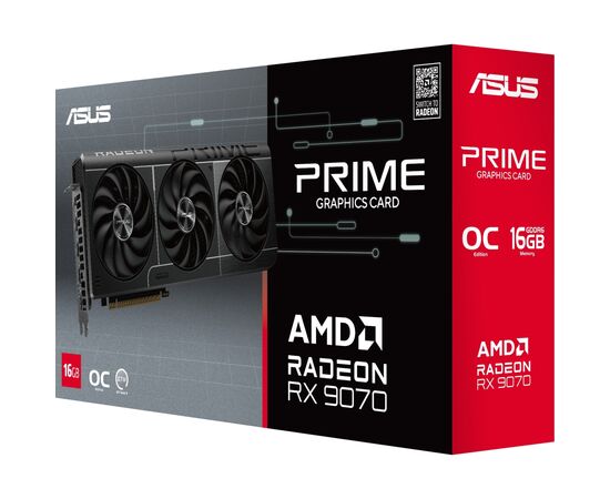 Видеокарта ASUS Radeon RX 9070 16Gb PRIME OC EVO (PRIME-RX9070-O16G-EVO), изображение 11 Видеокарта ASUS Radeon RX 9070 16Gb PRIME OC EVO (PRIME-RX9070-O16G-EVO), изображение 11