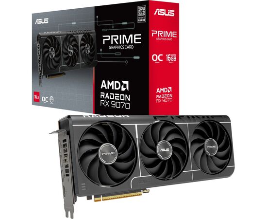 Видеокарта ASUS Radeon RX 9070 16Gb PRIME OC EVO (PRIME-RX9070-O16G-EVO), изображение 12 Видеокарта ASUS Radeon RX 9070 16Gb PRIME OC EVO (PRIME-RX9070-O16G-EVO), изображение 12