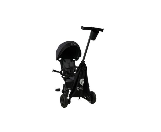 Детский велосипед QPlay Nova+ Rubber складаний триколісний Ultimate Black (S700-17Nova+RubberUB), изображение 2 Детский велосипед QPlay Nova+ Rubber складаний триколісний Ultimate Black (S700-17Nova+RubberUB), изображение 2
