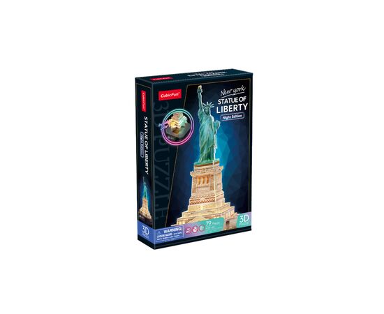 Пазл Cubic Fun тривимірний Статуя Свободи з LED підсвіткою (L536h)