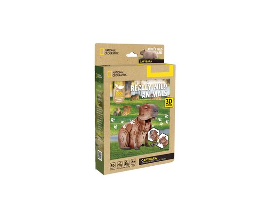 Пазл Cubic Fun тривимірний Дикі тварини Капибара (DS1177h), зображення 2 Пазл Cubic Fun тривимірний Дикі тварини Капибара (DS1177h), зображення 2