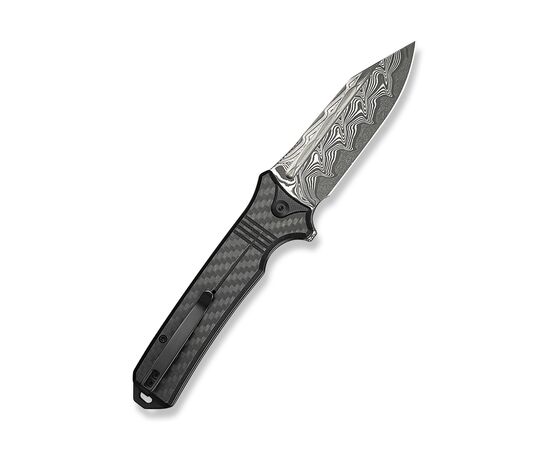 Нож Civivi Neurohaptic, G10/Carbon, Damascus (C23080-DS1), изображение 3 Нож Civivi Neurohaptic, G10/Carbon, Damascus (C23080-DS1), изображение 3