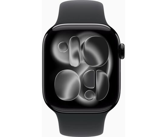 Смарт-часы Apple Watch Series 11 GPS 42mm Jet Black Aluminium Case with Black Sport Band - S/M (MEQT4RK/A), изображение 2 Смарт-часы Apple Watch Series 11 GPS 42mm Jet Black Aluminium Case with Black Sport Band - S/M (MEQT4RK/A), изображение 2